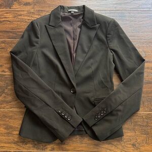 Express Black Women's Suit Jacket Size 0